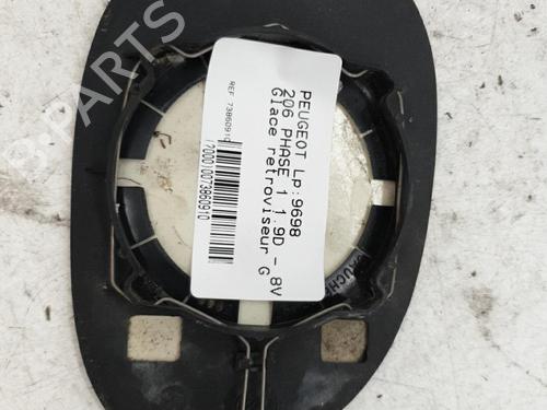 Left mirror glass PEUGEOT 206 Hatchback (2A/C) 1.9 D | BP23435919C148 