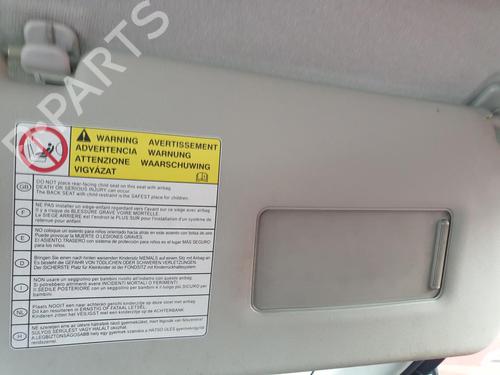 Right sun visor SUZUKI SWIFT III (MZ, EZ) 1.3 DDiS (RS413D) | BP36150866I2 - Image 2