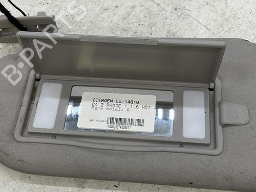 Left sun visor CITROËN C4 II (NC_) 1.6 HDi 90 | BP24422050I1 - Image 2