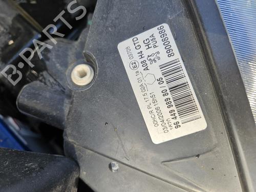 Used Left headlight Left headlight PEUGEOT 1007 (KM_) 1.6 16V (109 hp) 32316947 32316947