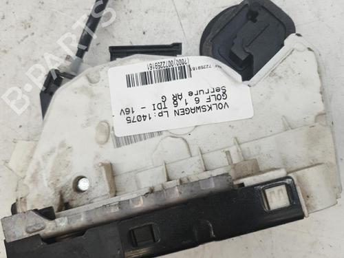 Used Rear left lock VW GOLF VI (5K1) 1.6 TDI (105 hp) 24421758