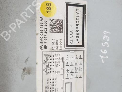 Used Radio VW POLO V (6R1, 6C1) 1.6 TDI (75 hp) 22878198