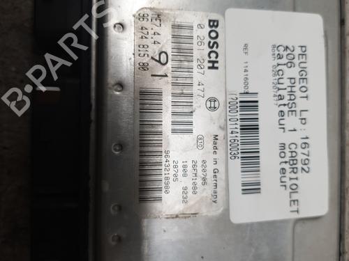Engine control unit (ECU) PEUGEOT 206 CC (2D) 1.6 16V (2DNFUF, 2DNFUR) | BP29731936M57