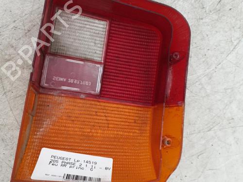 Used Left taillight PEUGEOT 205 II (20A/C) 1.1 (54 hp) 22872418