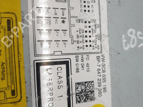 Radio VW GOLF PLUS V (5M1, 521) 1.9 TDI | BP24423385E6 - Image 3