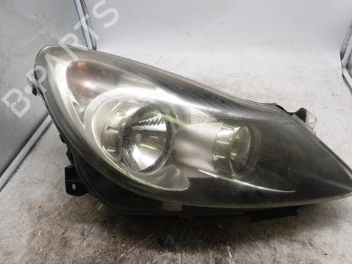 Used Right headlight OPEL CORSA D (S07) 1.2 LPG (L08, L68) (75 hp) 30970371