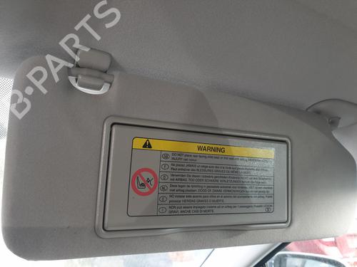 Used Right sun visor Right sun visor TOYOTA AVENSIS Estate (_T25_) 2.0 D-4D (ADT250_, ADT250R) (126 hp) 29317776 29317776