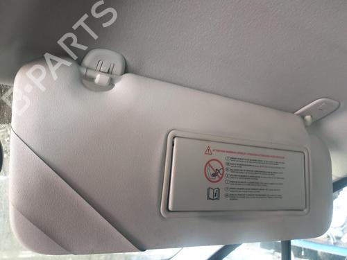 Used Right sun visor Right sun visor PEUGEOT 407 (6D_) 1.6 HDi 110 (6D9HZC, 6D9HYC) (109 hp) 33837212 33837212