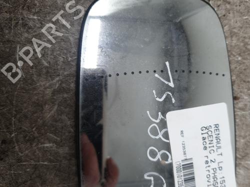 Used Left mirror glass Left mirror glass RENAULT SCÉNIC II (JM0/1_) 1.5 dCi (JM1E, JM16) (106 hp) 33571428 33571428