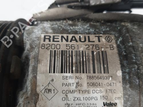 Used AC compressor AC compressor RENAULT LAGUNA III (BT0/1) 2.0 dCi (BT01, BT08, BT09, BT0E, BT0K, BT12, BT1C, BT1D,... (150 hp) 26539512 26539512