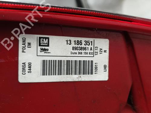 Right taillight OPEL CORSA D (S07) 1.3 CDTI (L08, L68) | BP22884353C35 