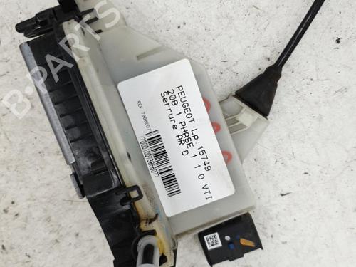 Rear right lock PEUGEOT 208 I (CA_, CC_) 1.0 VTi | BP24421987C99