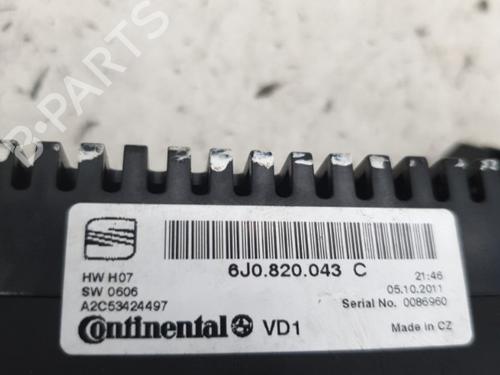Climate control SEAT IBIZA IV (6J5, 6P1) 1.6 TDI | BP22867086I5 