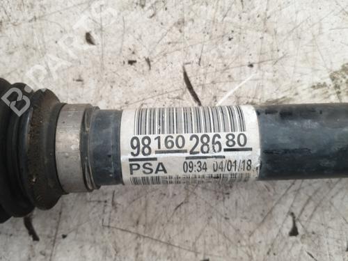 Used Right front driveshaft Right front driveshaft PEUGEOT 208 I (CA_, CC_) 1.6 HDi / BlueHDi 75 (75 hp) 27213011 27213011