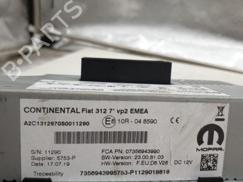 Display monitor FIAT 500 (312_) 1.2 (312AXA1A) | BP24422972C48 