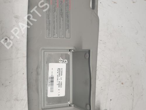 Used Right sun visor Right sun visor NISSAN QASHQAI I (J10, NJ10) 1.5 dCi (110 hp) 34570223 34570223