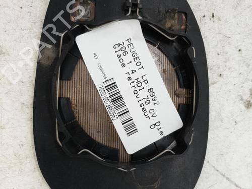Right mirror glass PEUGEOT 206 Hatchback (2A/C) 1.4 HDi eco 70 | BP23435914C147 