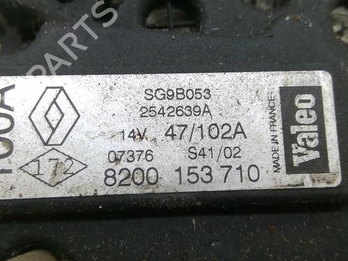 Used Alternator Alternator RENAULT LAGUNA II (BG0/1_) 1.8 16V (BG04, BG0B, BG0C, BG0V) (117 hp) 22872833 22872833
