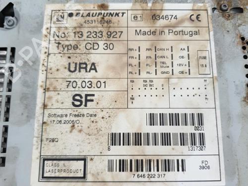 Bilradio OPEL MERIVA A MPV (X03) 1.7 CDTI (E75) | BP22884449E6 