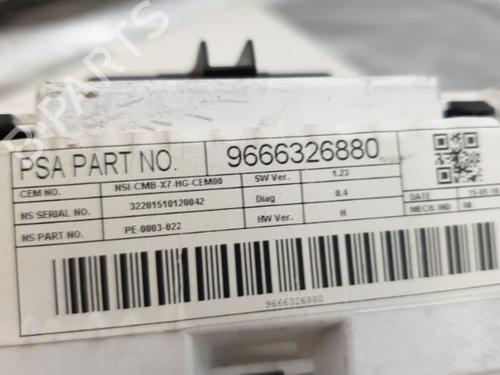 Instrument cluster CITROËN C5 III Break (RW_) 2.0 HDi 165 | BP22866881C47 