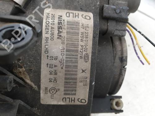 Used Right headlight Right headlight NISSAN PRIMERA Hatchback (P12) 1.9 dCi (120 hp) 22877915 22877915