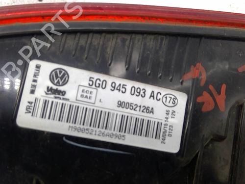 Used Left tailgate light Left tailgate light VW GOLF VII (5G1, BQ1, BE1, BE2) 2.0 TDI (150 hp) 22868364 22868364