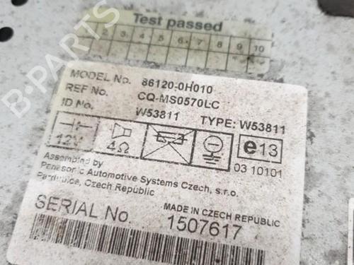 Radio TOYOTA AYGO (_B1_) 1.0 (KGB10_, KGB10R) | BP22870662E6 