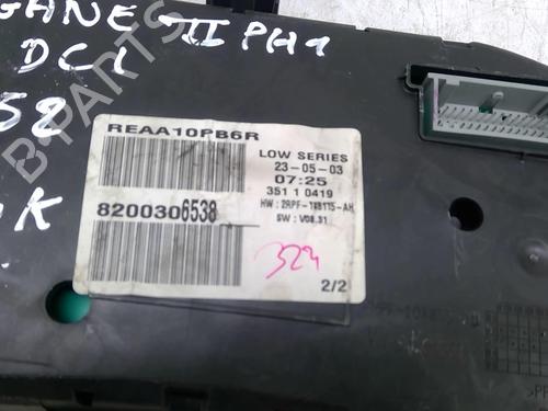 Used Instrument cluster RENAULT MEGANE II (BM0/1_, CM0/1_) 1.5 dCi (BM0F, BM0T, BM2B, CM0F, CM0T) (82 hp) 22867495