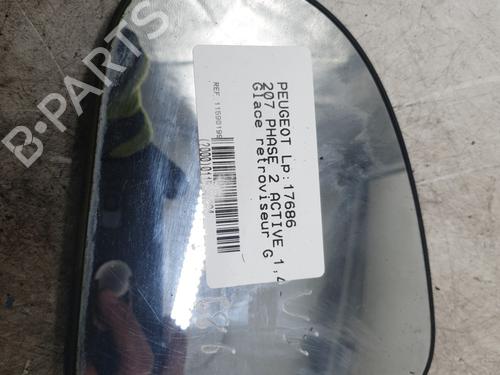 Szkło lusterka lewego PEUGEOT 207 (WA_, WC_) 1.4 HDi | BP30484672C148 