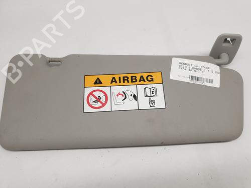 Used Right sun visor RENAULT CLIO IV (BH_) 1.5 dCi 75 (75 hp) 28000023