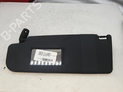 Used Left sun visor SKODA FABIA II (542) 1.6 TDI (90 hp) 22875594