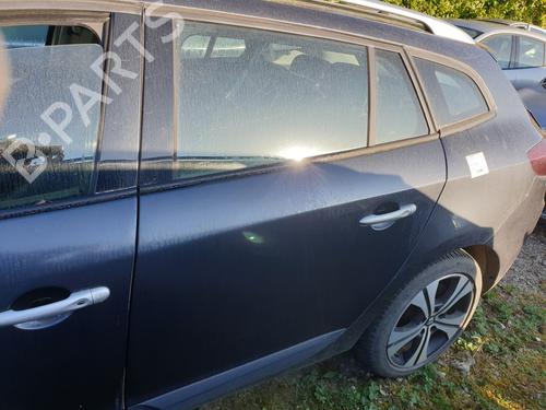 Used Left rear door RENAULT MEGANE III Grandtour (KZ0/1) 1.5 dCi (KZ09, KZ0D, KZ1G, KZ29, KZ14, KZ1W, KZ10, KZ1F,... (110 hp) 25003604