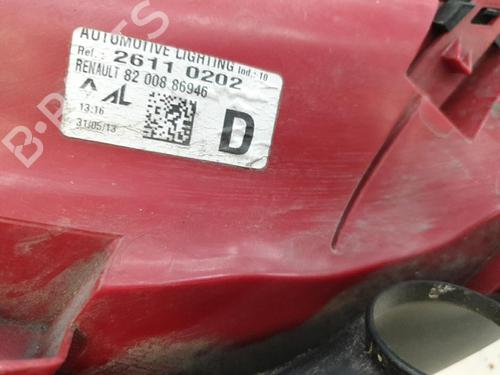 Right taillight RENAULT CLIO III (BR0/1, CR0/1) 1.5 dCi | BP22867788C35 