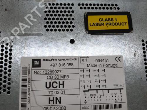 Radio OPEL CORSA D (S07) 1.3 CDTI (L08, L68) | BP22876038E6 