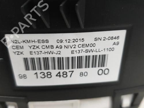 Used Instrument cluster PEUGEOT 208 I (CA_, CC_) 1.2 VTI 82 (82 hp) 22878512