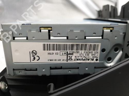 Used Radio Radio FIAT DOBLO Box Body/MPV (223_) 1.3 D Multijet (75 hp) 22883934 22883934