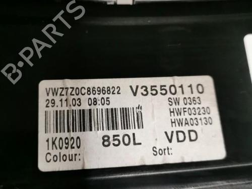 instrument-cluster-vw-golf-v-1k1-19-tdi-1k0920850l-2003-2004-2005-2006-2007-2008-2009-2010-22870536 main image