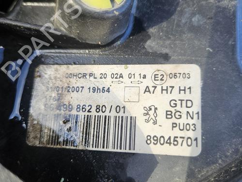 Left headlight PEUGEOT 207 (WA_, WC_) 1.6 HDi | BP32327614C28