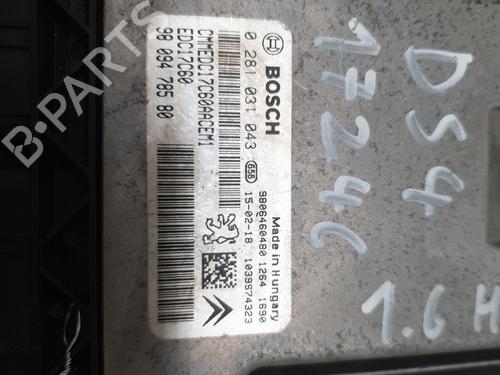 Engine control unit (ECU) DS DS 4 / DS 4 CROSSBACK (NX_) 1.6 BlueHDi 120 | BP28020951M57 
