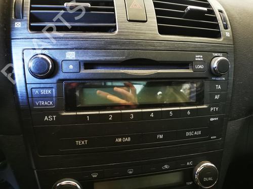 Used Radio TOYOTA AVENSIS Estate (_T27_) 2.0 D-4D (ADT270_, ADT270R) (126 hp) 22878786