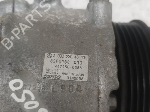 Used AC compressor AC compressor MERCEDES-BENZ A-CLASS (W169) A 160 CDI (169.006, 169.306) (82 hp) 36482101 36482101