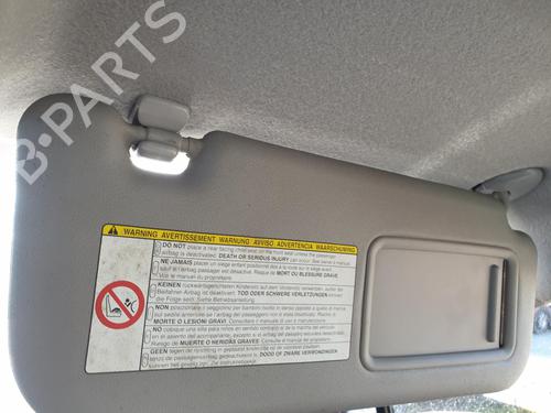 Used Right sun visor Right sun visor TOYOTA YARIS (_P9_) 1.3 VVT-i (SCP90_, SCP90R) (87 hp) 33631465 33631465