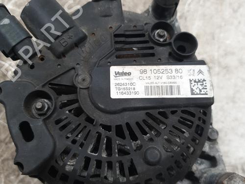 Used Alternator Alternator CITROËN JUMPY III Van (V_) 1.6 BlueHDi 95 (95 hp) 30967918 30967918