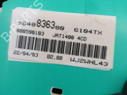 Instrument cluster PEUGEOT 206 Hatchback (2A/C) 1.4 HDi eco 70 | BP22870877C47 