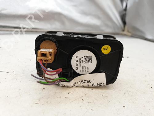 Used Headlight switch PEUGEOT 308 I (4A_, 4C_) 1.6 HDi (90 hp) 22881359