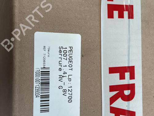 Used Front left lock PEUGEOT 1007 (KM_) 1.4 (75 hp) 22905675