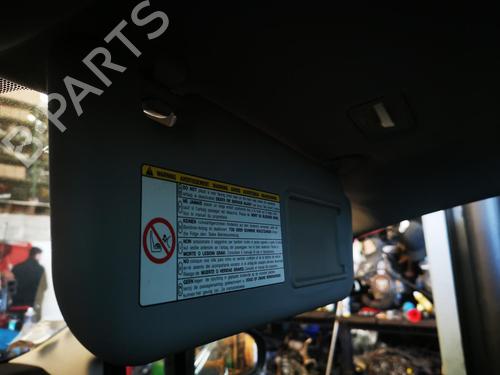 Right sun visor TOYOTA AVENSIS Estate (_T27_) 2.0 D-4D (ADT270_, ADT270R) | BP22878792I2 
