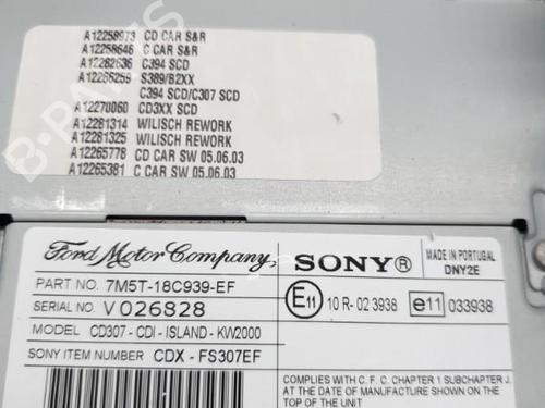 Radio FORD FOCUS II (DA_, HCP, DP) 1.6 TDCi | BP22869024E6 
