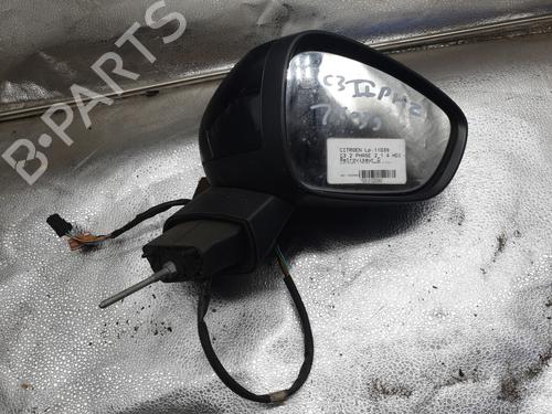 Used Right mirror CITROËN C3 II (SC_) 1.4 HDi 70 (SC8HZC, SC8HR0, SC8HP4) (68 hp) 24180941