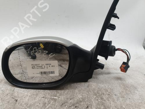Left mirror PEUGEOT 206 Hatchback (2A/C) 1.4 HDi eco 70 BP28072548C26